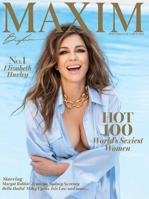 Maxim Magazine March April 2024 Maura Higgins Island Queen: Amazon